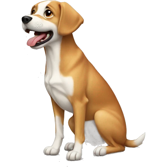Dog on dog on dog on dog emoji