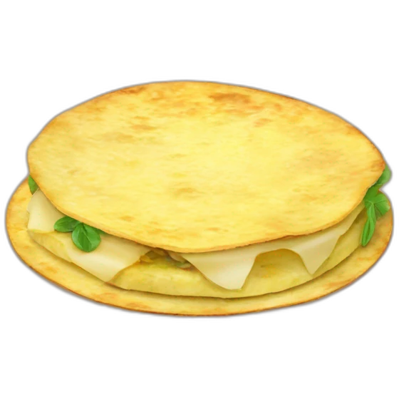 Tortilla de patatas con cebolla emoji