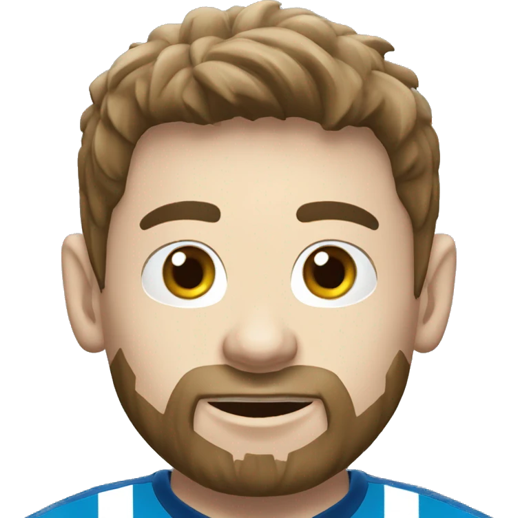 lionel messi with world cup emoji