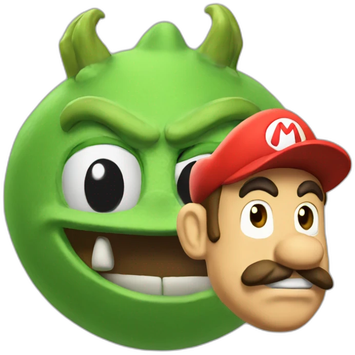 skrek with mario  emoji