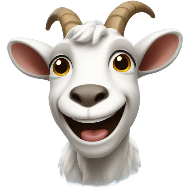 smiley goat emoji