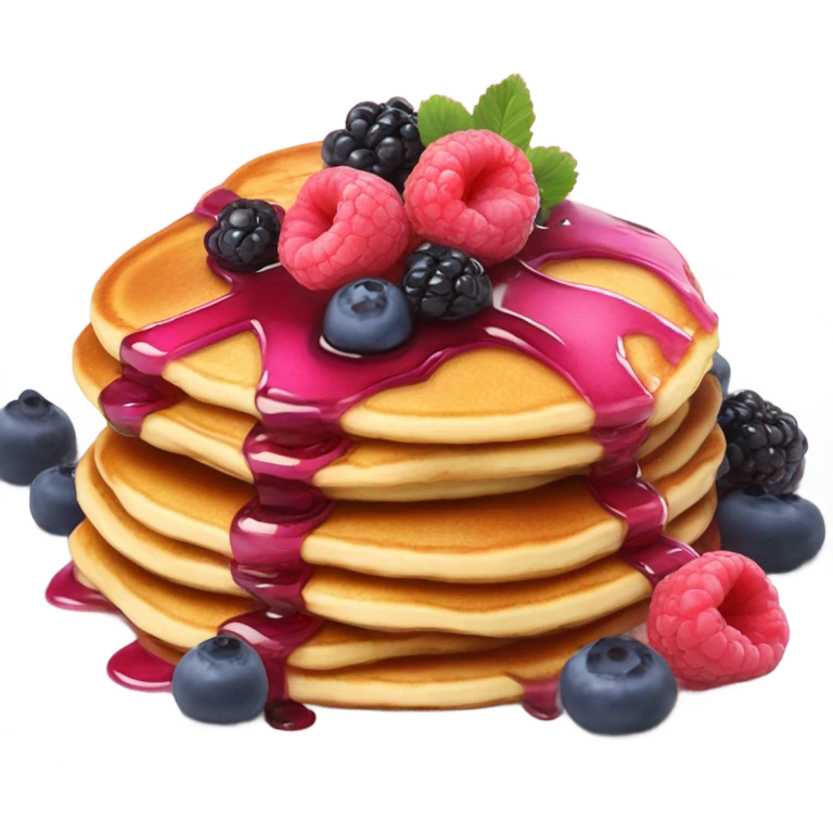 Pink pancakes emoji