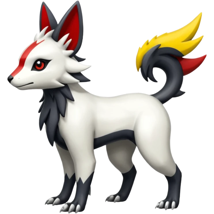 Shiny Linoone-Absol-Trico-Hybrid (Full body) emoji