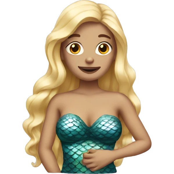 blonde mermaid emoji