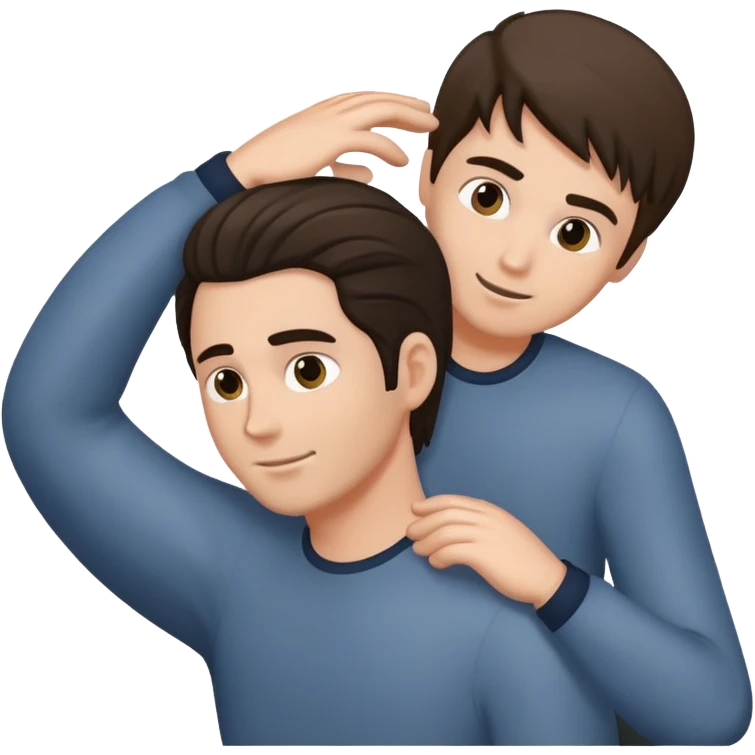 Hand grabbing a man’s hair  emoji