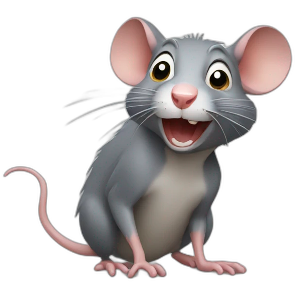 Crazy rat emoji