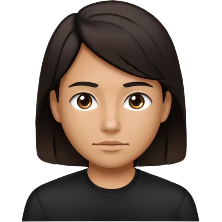 time traveler in black clothes emoji