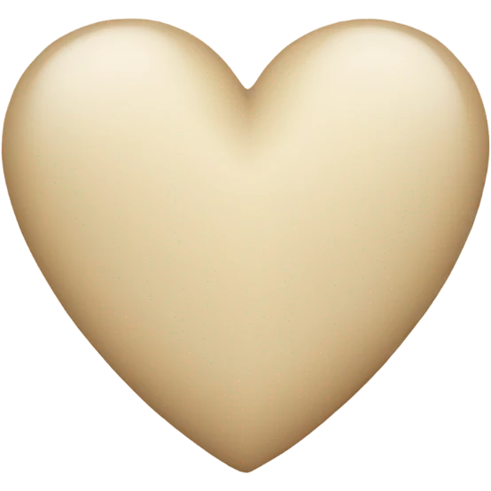 bege heart emoji