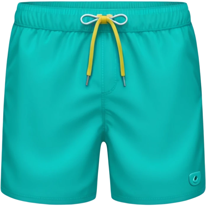 Teal swim shorts emoji