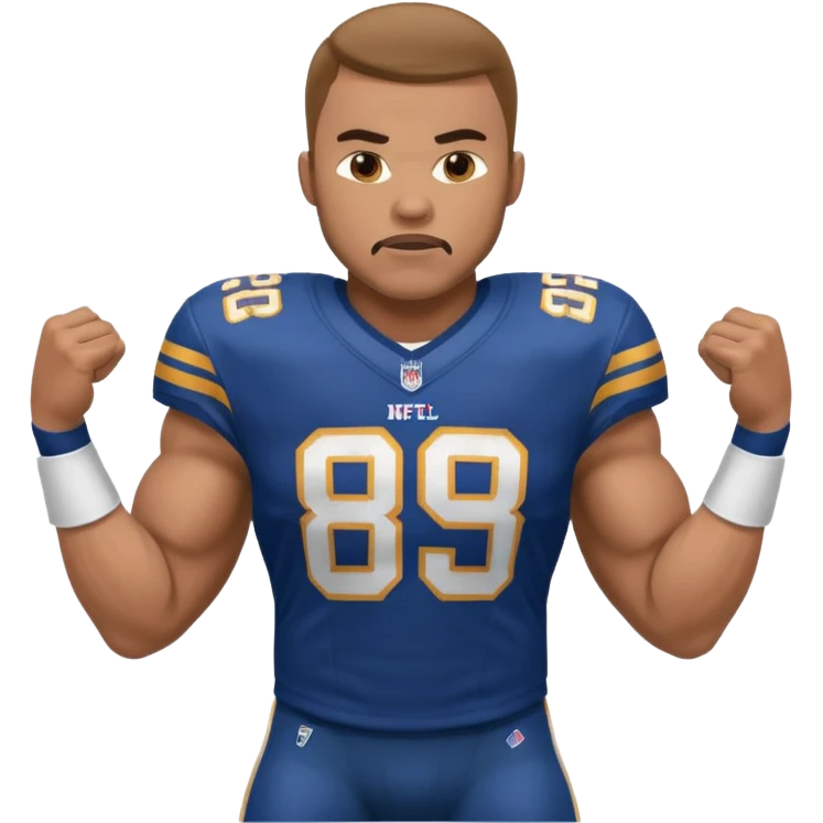 NFL players jersey emoji