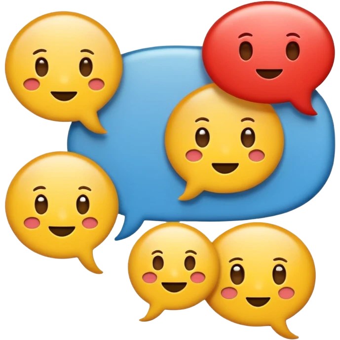 A minimalist emoji-style icon representing wordplay — symbolizing creativity with language. It features an open book or speech bubble merging with playful letters or word fragments, forming a clever visual pun. emoji