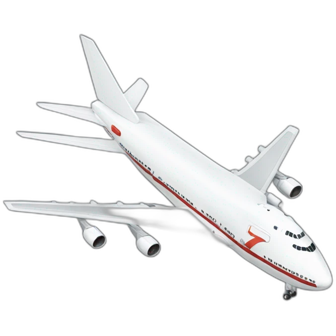 Avion beig 747 emoji