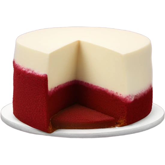 red velvet cheesecake emoji
