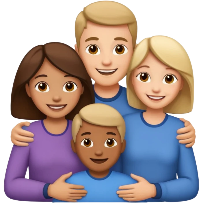 Happy family emoji