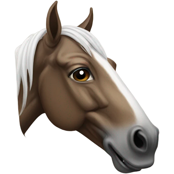 A horse smokin emoji