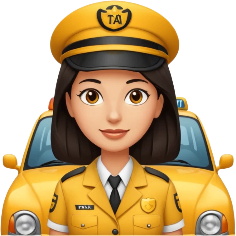  taxi driver woman emoji