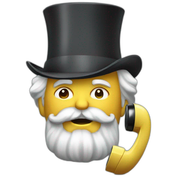 karl marx shouts into the phone emoji