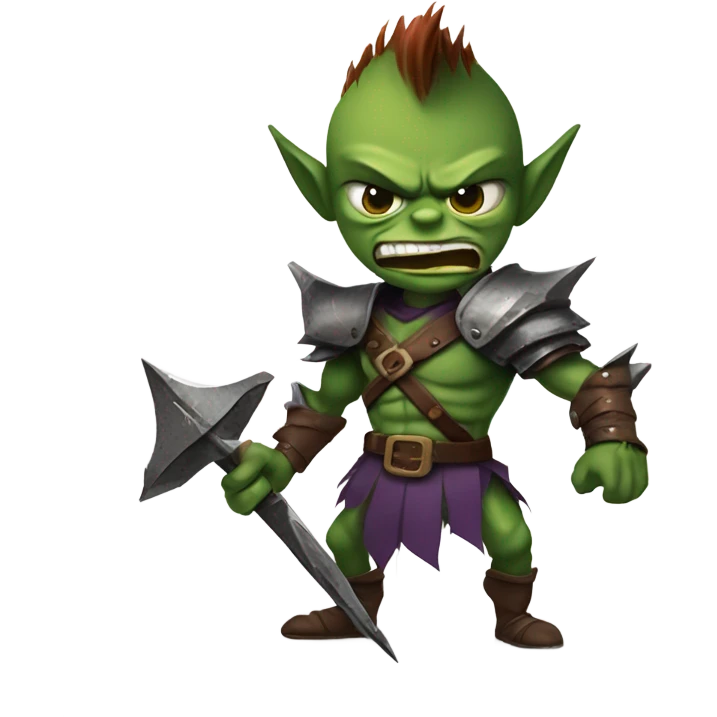 Battle solider goblin emoji