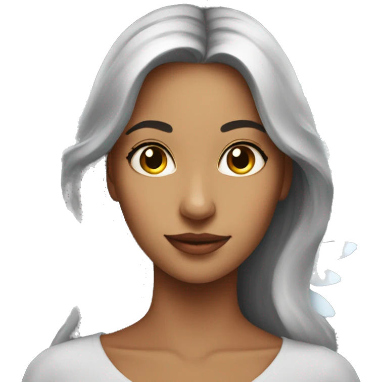 Beautiful woman with wings emoji