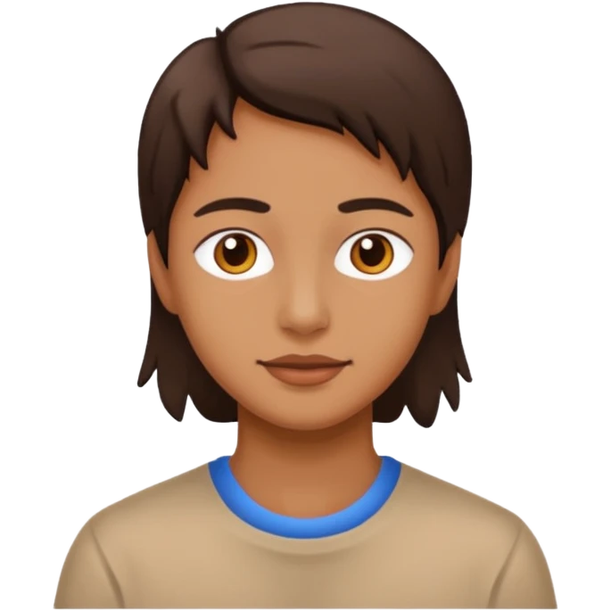 Paint style face emoji