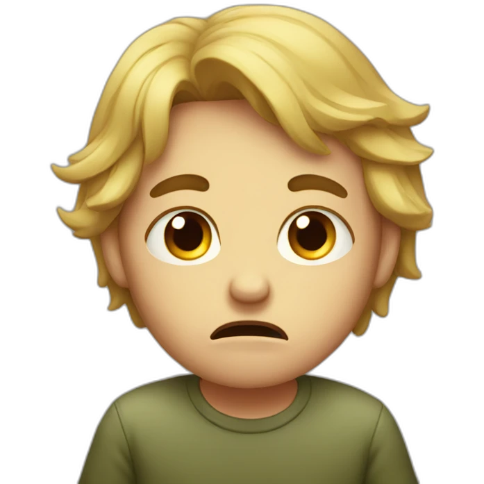 qwerty crying that his family abandoned him emoji