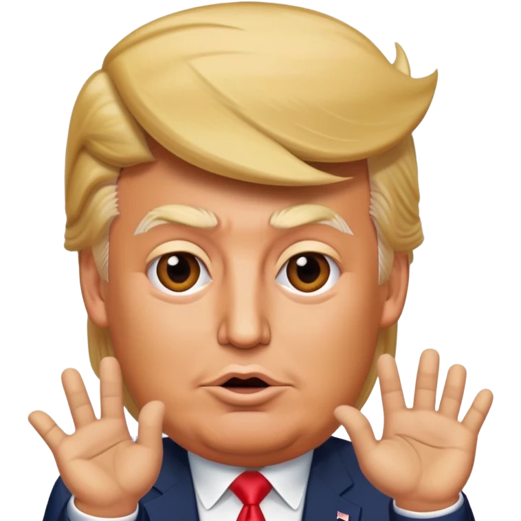 Трамп машет пенисом  emoji