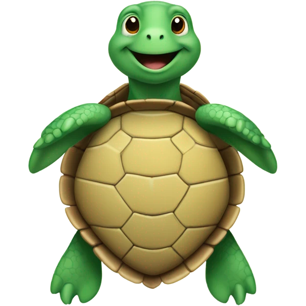 Turtle giving a heart emoji