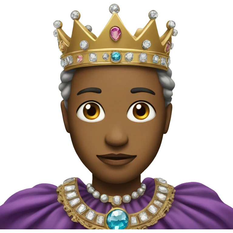 An emoji of a royal crown, adorned with jewels and intricate detailing, symbolizing power, authority, and royalty emoji