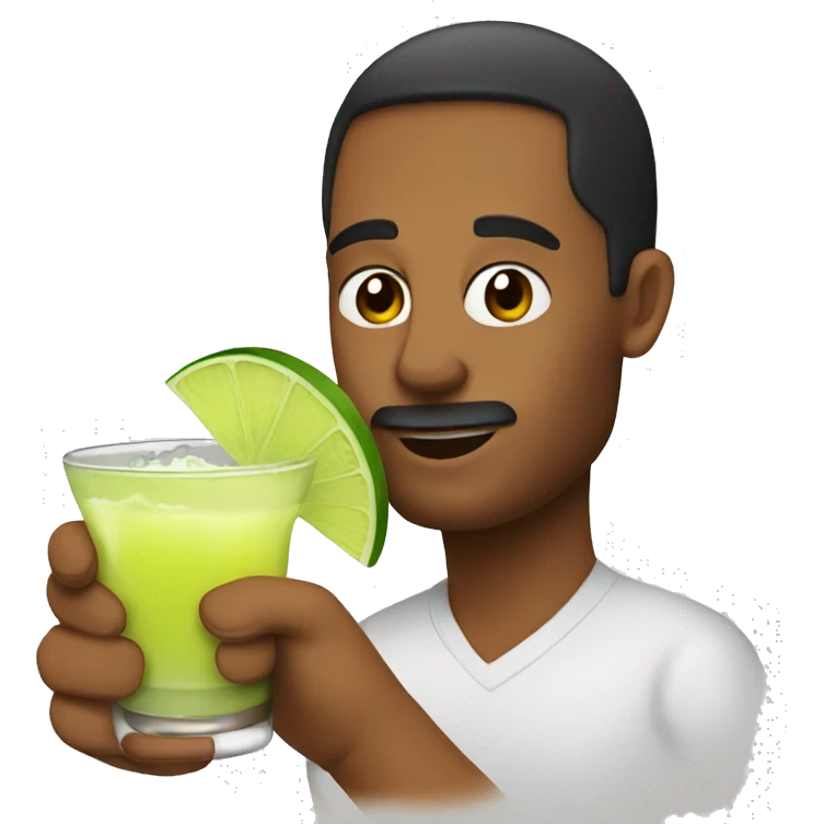 Sipping margarita flight  emoji