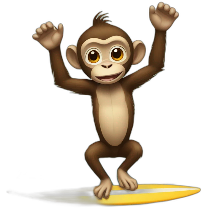 Monkey+surf emoji