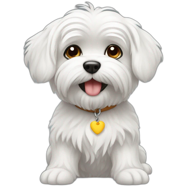 A Maltese pinching emoji