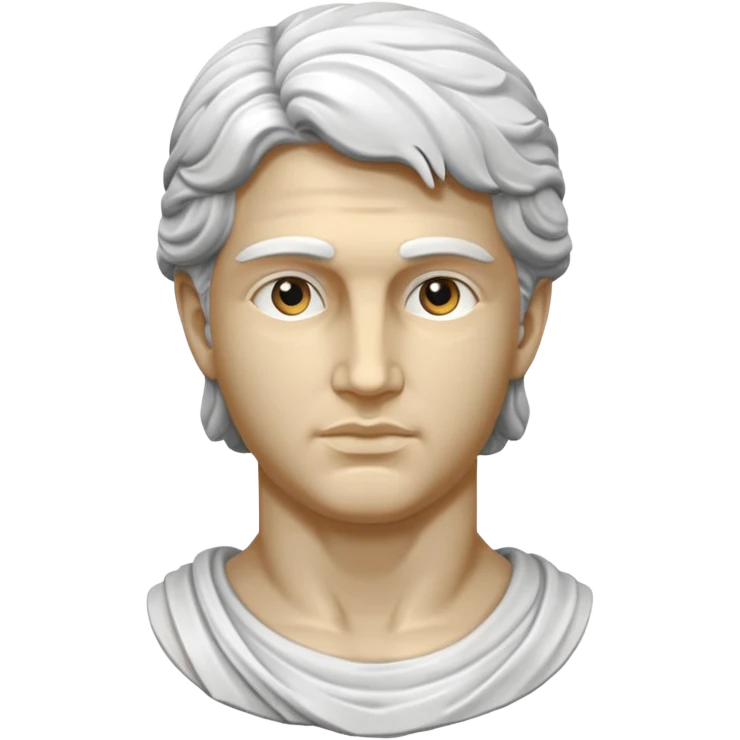 unfinished sculpture, part of the stone, david statue emoji