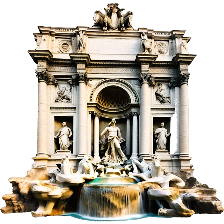 Trevi fountain emoji