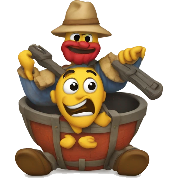 Barcelos with a compuer emoji