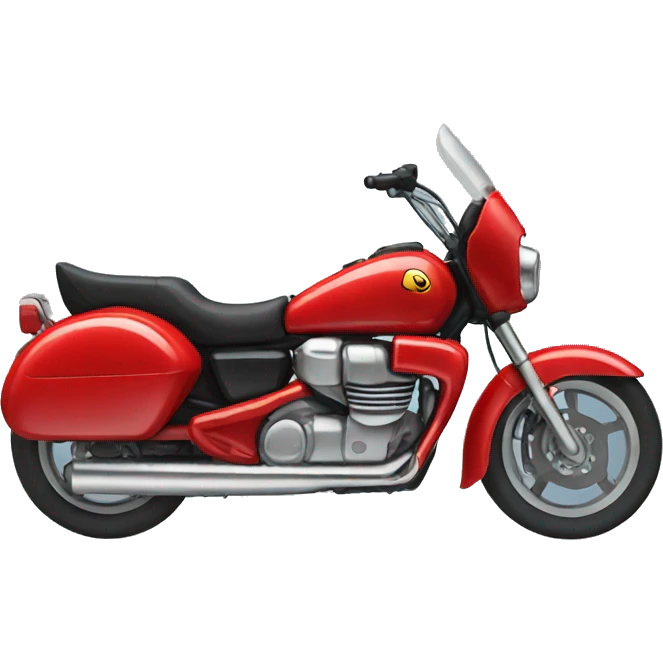 Red moto emoji
