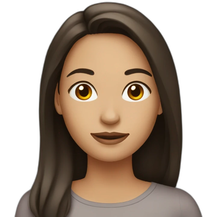 brunette-woman emoji