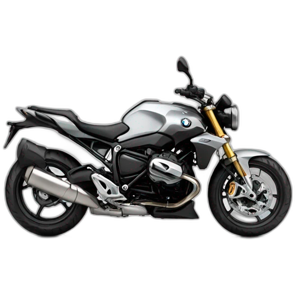 Biker bunny on bmw roadster emoji