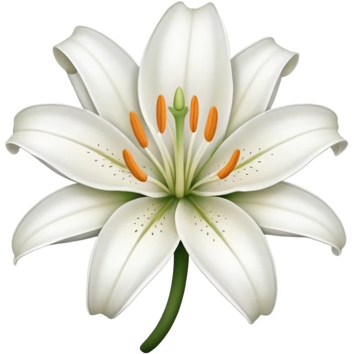 Lily flower emoji