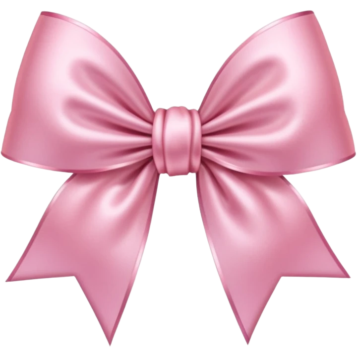 light pink glowing and sparkling bow emoji