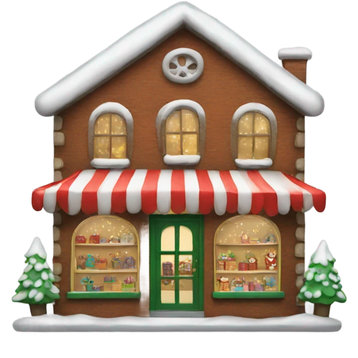 Christmas shop emoji