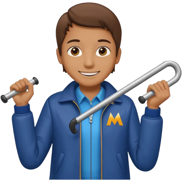 Rider holding grab bar,Metro Riders,with metro emoji