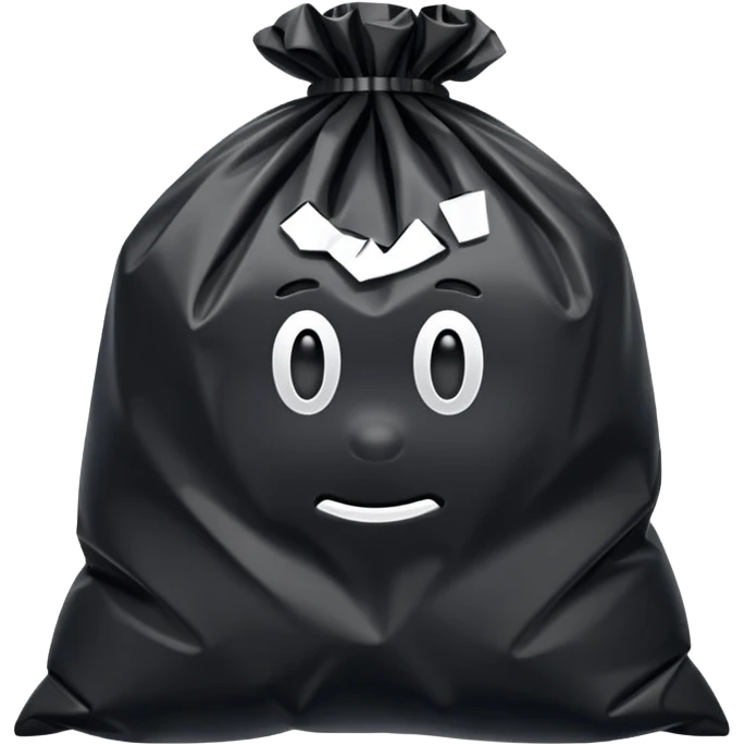 rubbish bag emoji