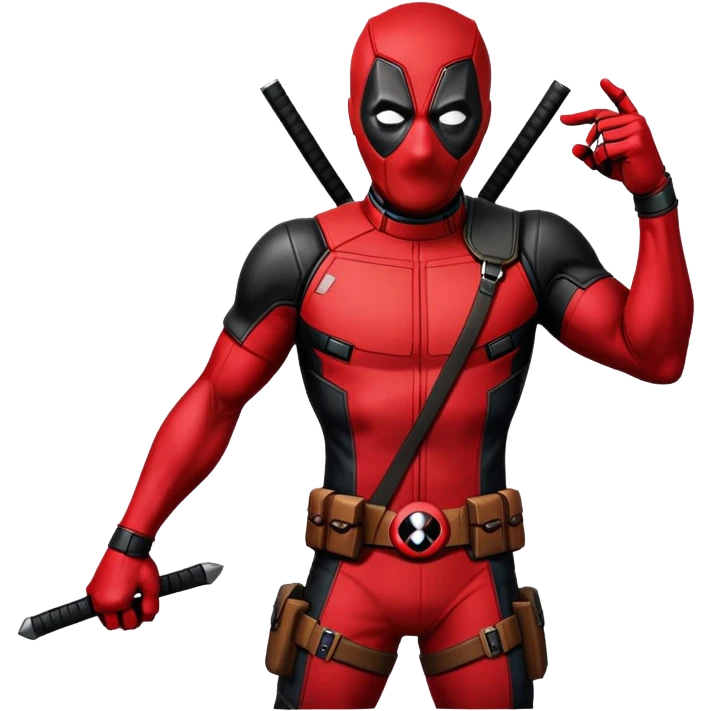 deadpool superhero emoji