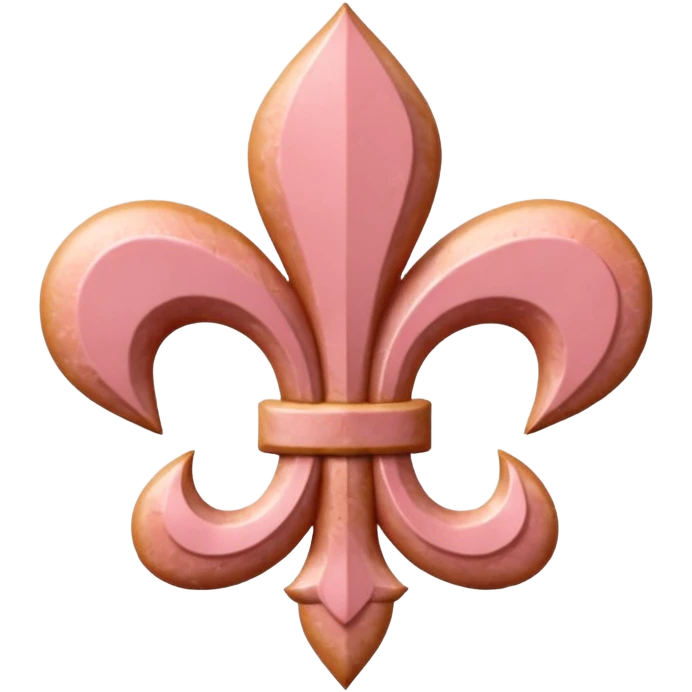 Fleur de lis made of SPAM emoji