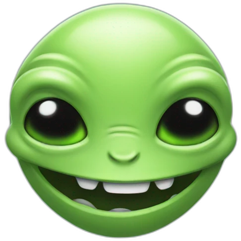 happy alien emoji