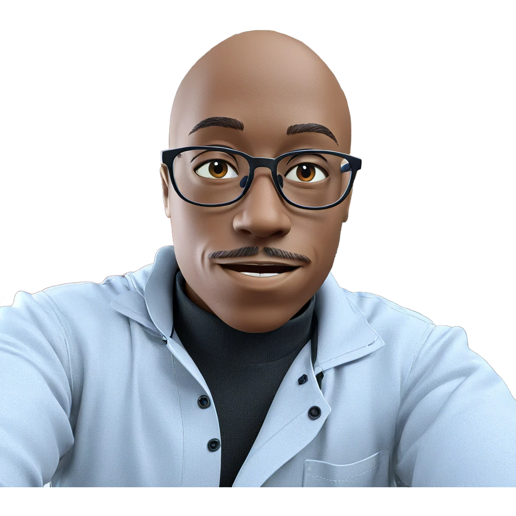 boy with glasses by tree emoji