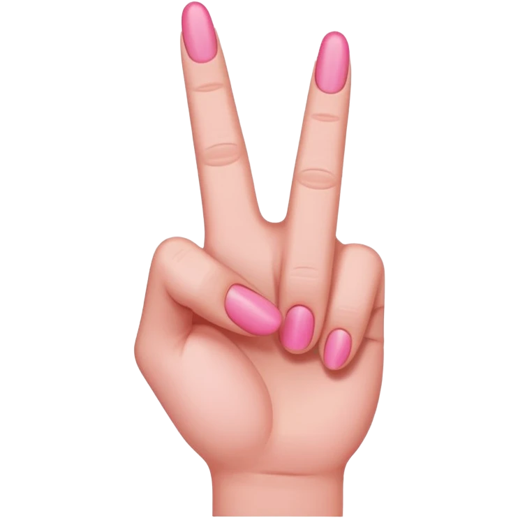 pink middle finger emoji