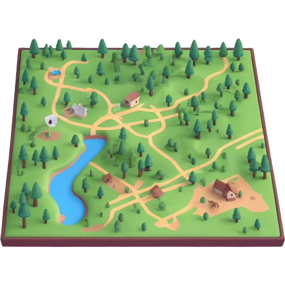 A tactical map emoji