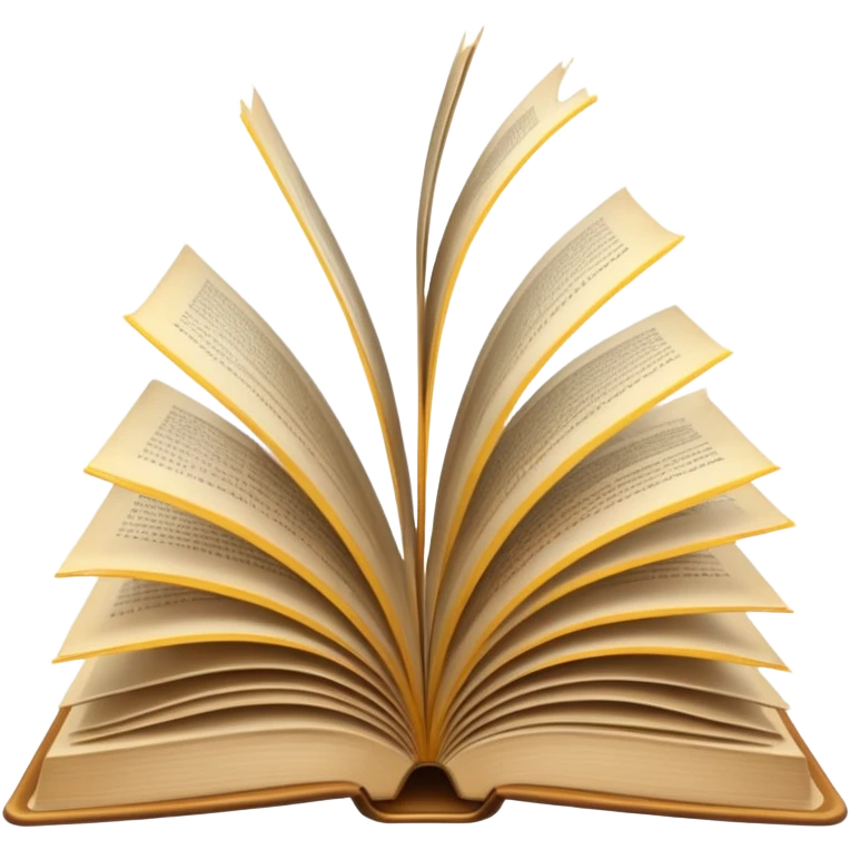 open book with fast motion lines emoji