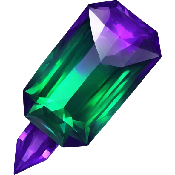 Purple emerald  emoji